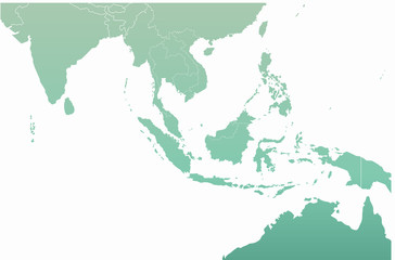 Wall Mural - graphic vector map of manila. philippine map. south asia country.