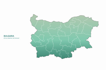  bulgaria map. graphic vector map of bulgaria in europe country. infographic of eu.
