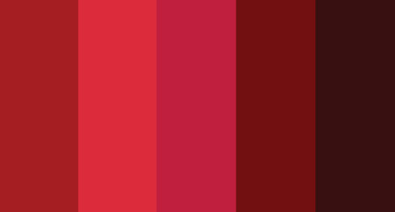 red color palette vector illustration
