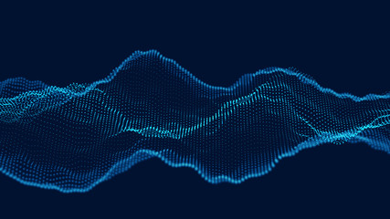 Wall Mural - artificial intelligence. 5g technology concept illustration. wireless mobile internet. equalizer for