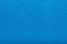Fine Grain Blue Woolen Felt. Texture Background. Velvet Scarlet Matte Background Of Suede Fabric