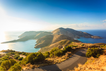 Wall Mural - Greek coastline on Peloponnese, Mani Peninsula