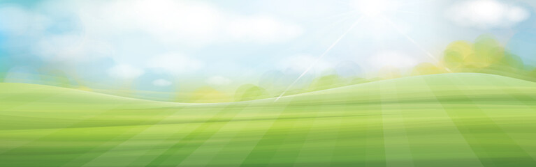 Vector summer,  nature background.