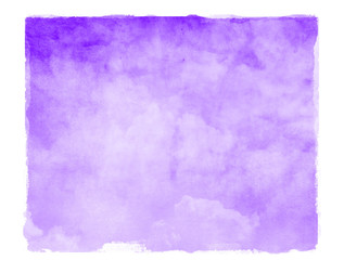 Sky isolated background. Watercolor