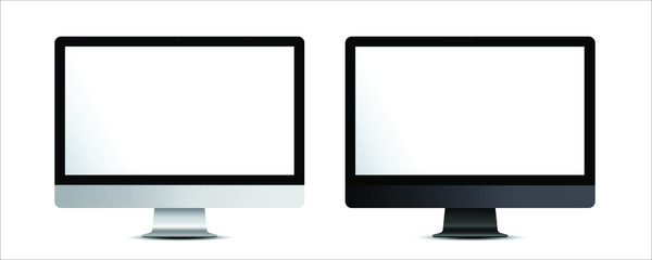 Desktop Computer monitor screen mockup