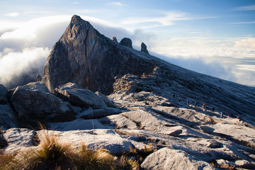 Wall Mural - Mount Kinabalu summit rocky peaks, Borneo, Malaysia