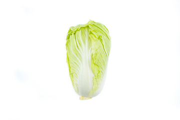 Chinese cabbage isolated on white background, Raw vegetable, Food.