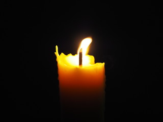 candle in the dark