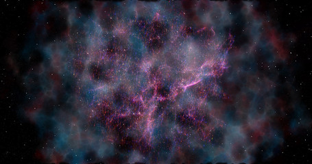 Wall Mural - Digital space world 3d data earth background