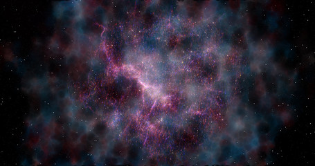 Wall Mural - Digital space world 3d data earth background