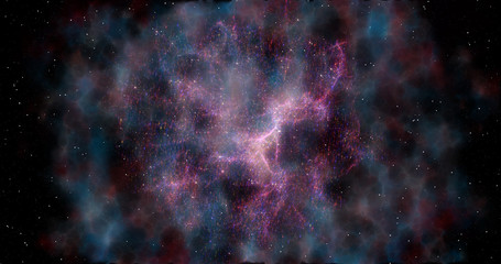 Wall Mural - Cyberspace global data design wallpaper