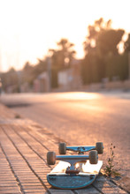 Sunset In The Street Of Skates