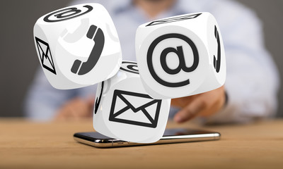 Online people network. Using internet for communication..