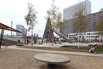 Wooden playground 