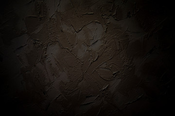 Abstract decorative dark brown background. Art texture with space for text. blank background