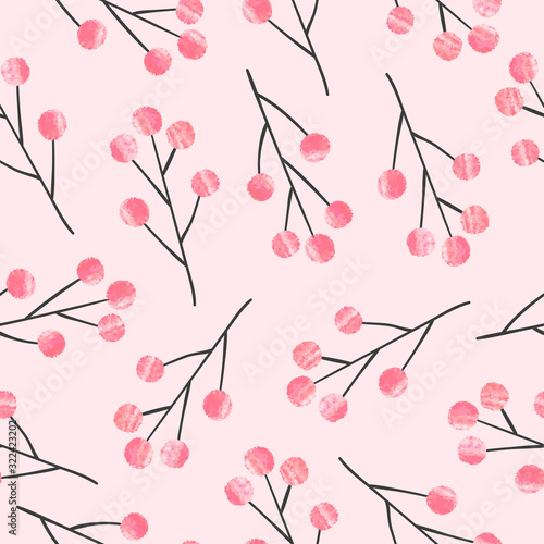Seamless floral pattern wit...
