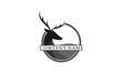 © nura - Deer simple modern vector logo