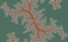 Green Red Seamless Pattern With Christmas Trees