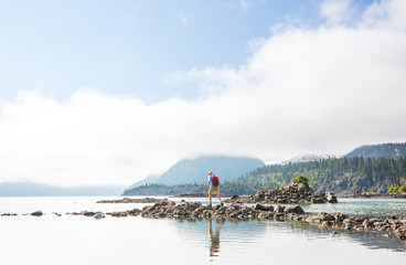 Canvas Print - Garibaldi lake