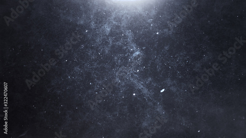 Fotografía Abstract Dark Wall Fractal noise Light Gradient Background.