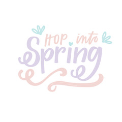 Wall Mural - Hop into Spring