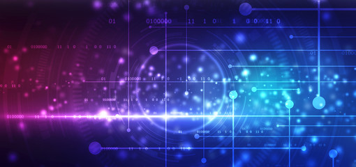 Digital Abstract technology background, futuristic background, cyberspace Concept