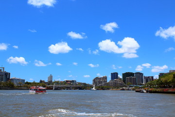 Canvas Print - River in Brisbane, Australia