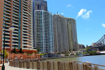 Sticker - brisbane skyline