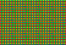 Bright Green Checked Pattern