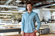 © Svitlana - Well organized for well satisfied. Young businessman posing in office