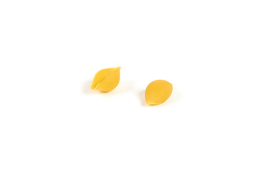 Wall Mural - conchiglioni pasta shells , isolated on a white background.