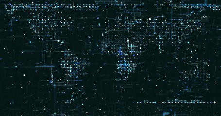 Wall Mural - abstract digital network data background, 3d rendering
