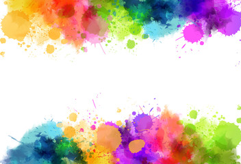 Wall Mural - waterocolor splash background