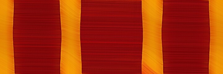 Poster - artistic designed horizontal banner with maroon, dark orange and strong red colors. dynamic curved lines with fluid flowing waves and curves