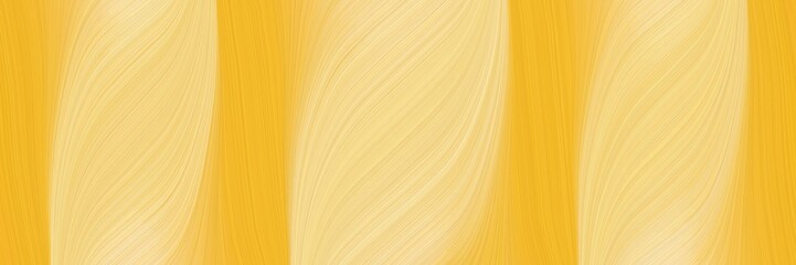 Poster - flowing header design with khaki, vivid orange and pastel orange colors. dynamic curved lines with fluid flowing waves and curves