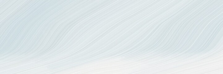 Poster - surreal banner design with lavender, white smoke and light gray colors. dynamic curved lines with fluid flowing waves and curves