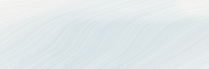 Poster - decorative banner with lavender, white smoke and light gray colors. dynamic curved lines with fluid flowing waves and curves