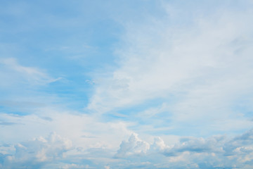 Wall Mural - blue sky and clouds in the weather day outdoor nature environment abstract background