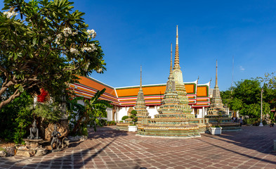temple in bangkok wat pho, thailand.