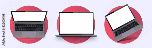 Fotomural Laptop frame less blank screen