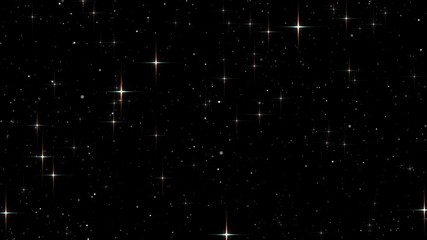 Wall Mural - blinking stars overlay background alpha transparent
