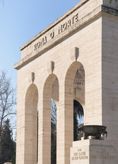 garibaldi memorial in rome, italy