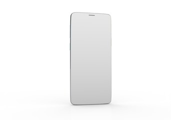 Wall Mural -  New realistic mobile phone smartphone mockup with blank screen.