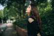 © Hiroyuki - 春 夏 街 ロングヘア ウェーブヘア 女性 ポートレート