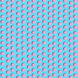Fototapeta  - Pink pills on blue background pattern