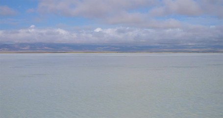 Poster - Majestic beautiful landscape of Caka salt lake in Qinghai China