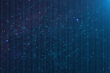 Abstract digital background. cyber security network concept.