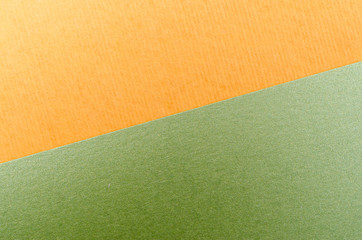 Colored paper texture background. Place for text. Two tones. Background for presentation.