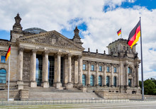 German Parliament, Reichstag Building In Berlin, Germany
