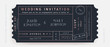 © xenial - Movie Wedding Ticket Vector